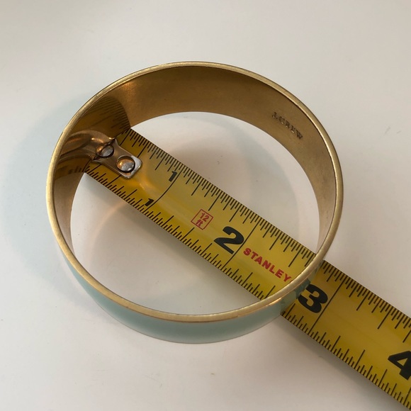 J. Crew Enamel Bangle Bracelet in Teal - Picture 5 of 8